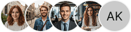 Multiple investor profile avatars on Pine Vaultmere trading review block